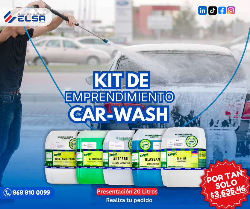 Kit de emprendimiento Car-Wash